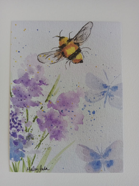 Lilac & Hum Art Print